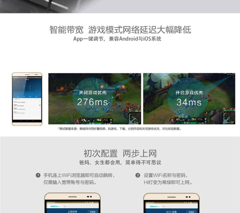 华为 荣耀路由Pro ws851 大户型穿墙王 有线无线双千兆智能路由器