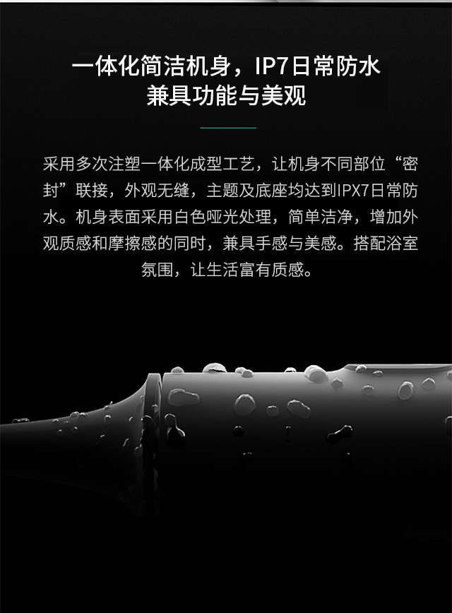 小米（MI）声波电动牙刷 成人米家充电式家用智能防水震动牙刷 米家电动牙刷