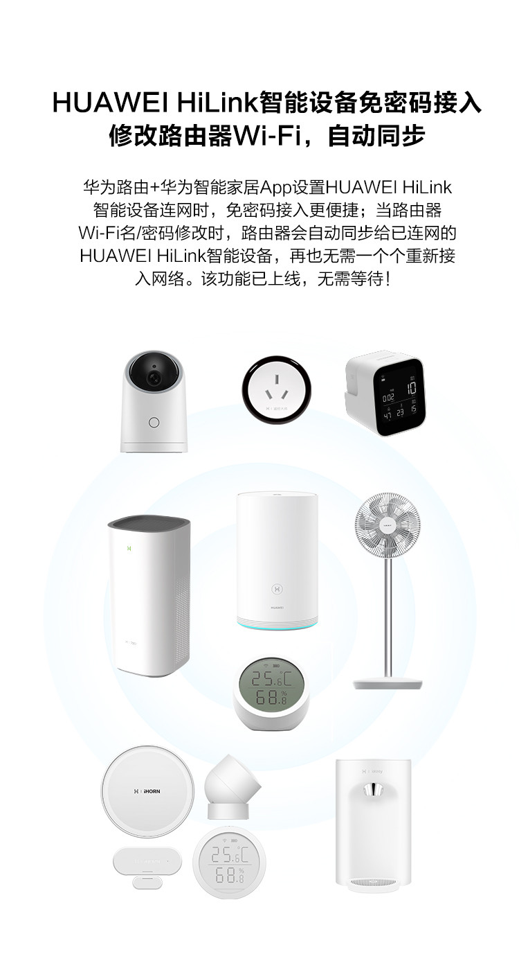 华为/HUAWEI  华为路由器Q2 Pro（1母1子）分布式子母路由