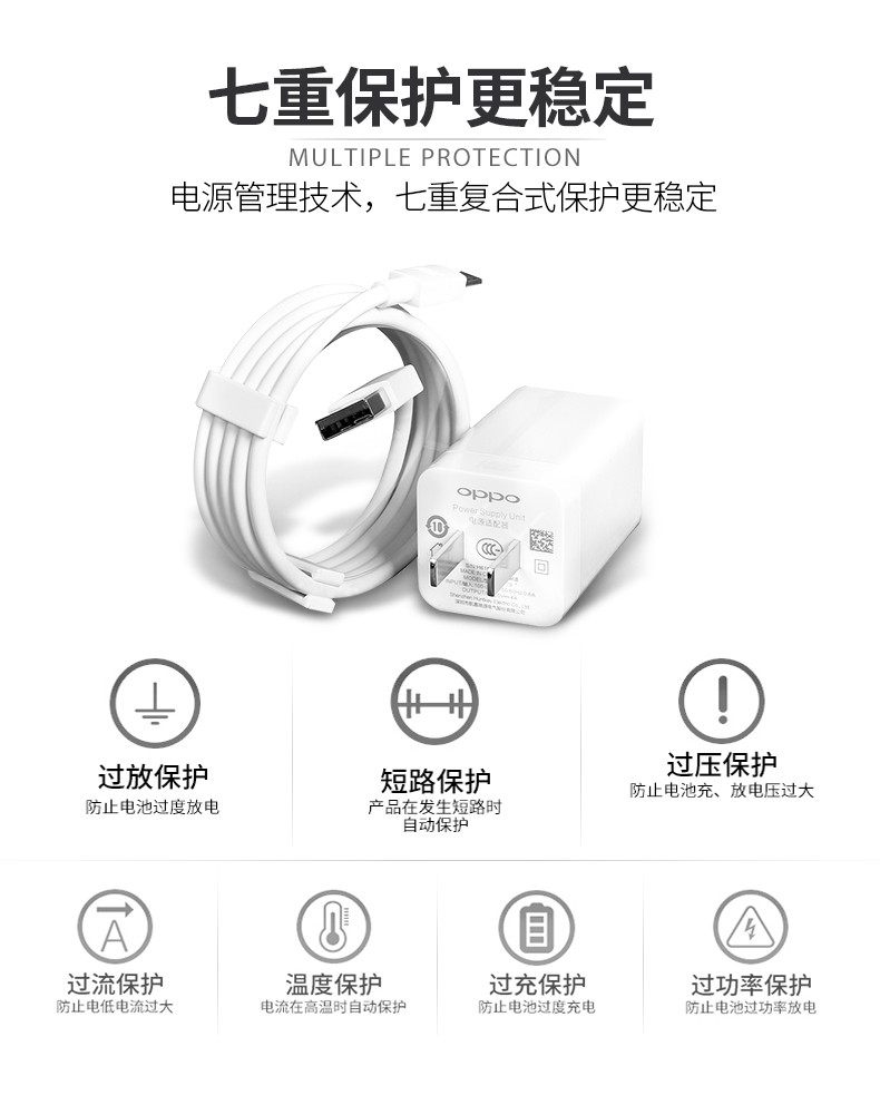 OPPO R11S闪充线 原装闪充充电器正品 r15 r11s r9splus充电数据线+闪充单头