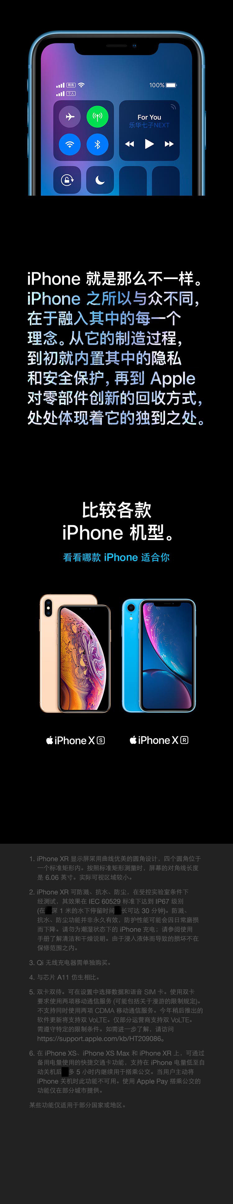 苹果/APPLE iPhone XR （珊瑚色）256GB 移动联通电信4G全网通手机