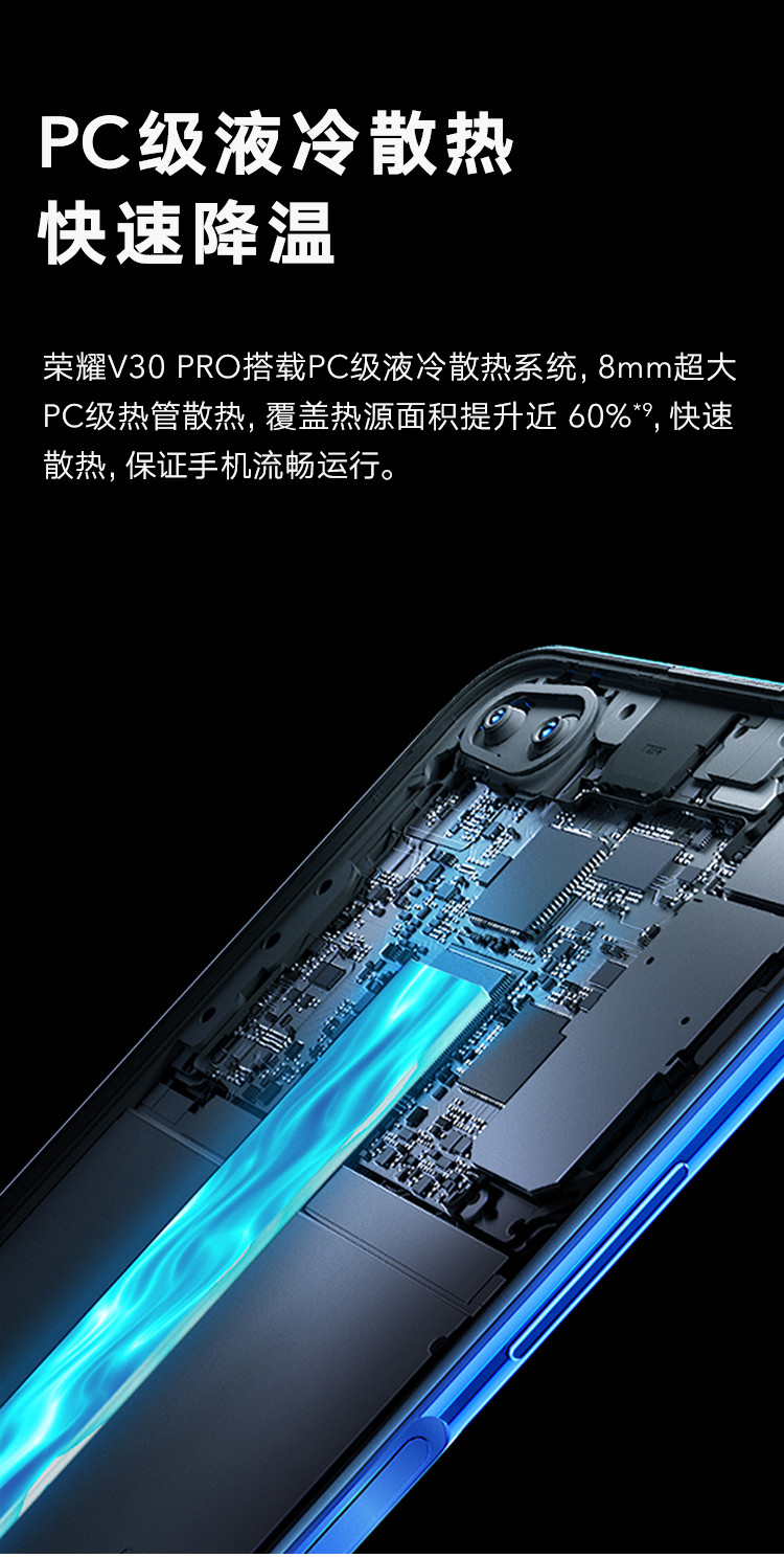 华为/HUAWEI 荣耀V30 PRO  8GB+256GB  5G双模 麒麟990 全网通手机