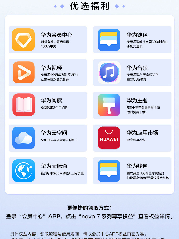 华为/HUAWEI nova 7 Pro 5G手机 8G+256G 麒麟985 SoC芯片 全网通