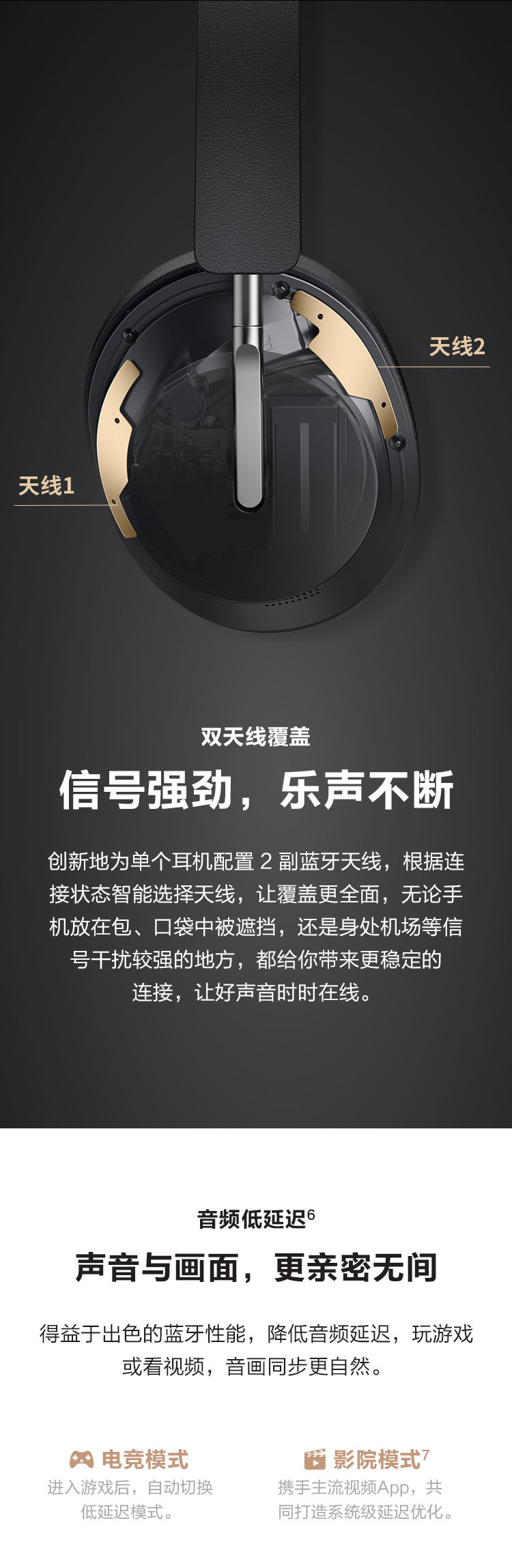 华为/HUAWEI FreeBuds Studio无线头戴耳机 智慧动态降噪 宽频高解析度无线降噪耳