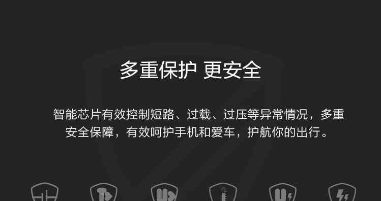 华为/HUAWEI 原装车载充电器车充头带线版（Max 22.5W SE）双口超级快充一拖二cp36