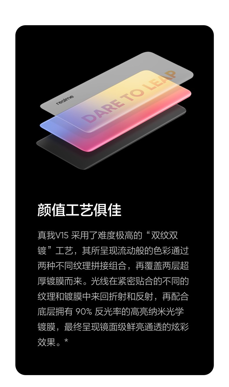 realme 真我V15 6+128GB 6400万像素 50W智慧闪充 双5g游戏手机