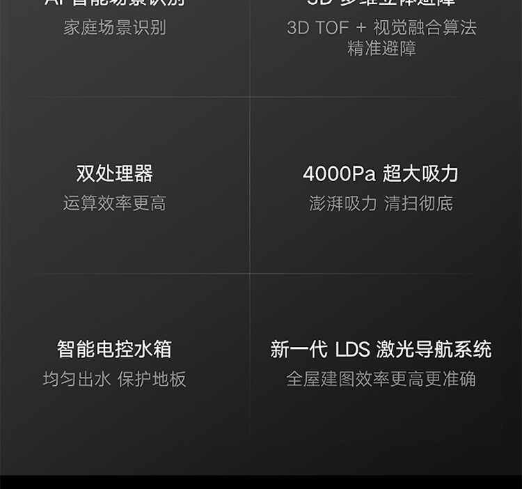 小米/MIUI 米家扫拖机器人Pro扫拖一体拖地机擦地机洗地机AI智能识别3D避障3D激光导航大吸力