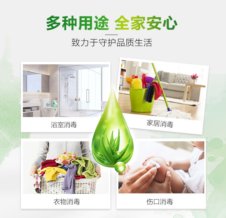 滴露（Dettol）消毒液 清新芦荟/松木杀菌除螨 家居室内