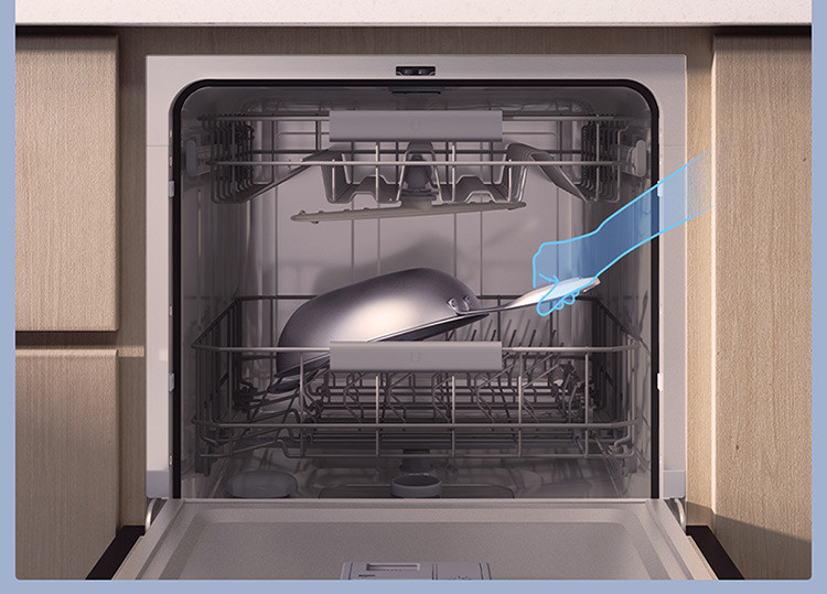 米家洗碗机家用8套嵌入式洗碗机 刷碗机 全自动智能手机联动 热风烘干 语音控制 VDW0801M