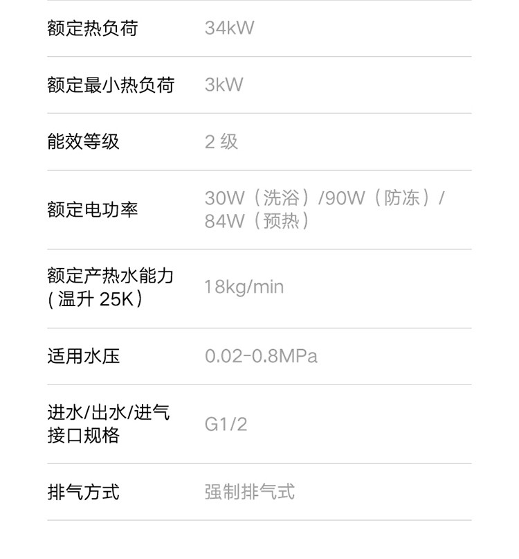 小米米家智能零冷水燃气热水器S1 18L大水量 热水器 恒温多点用水APP控制JSQ34-MJ01