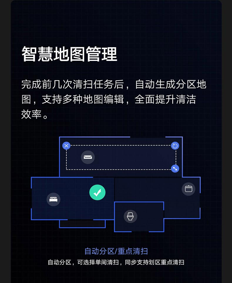 小米扫地机器人扫拖一体1T 拖地机擦地机 吸尘器家用 3D视觉导航 3D避障 米家APP互联