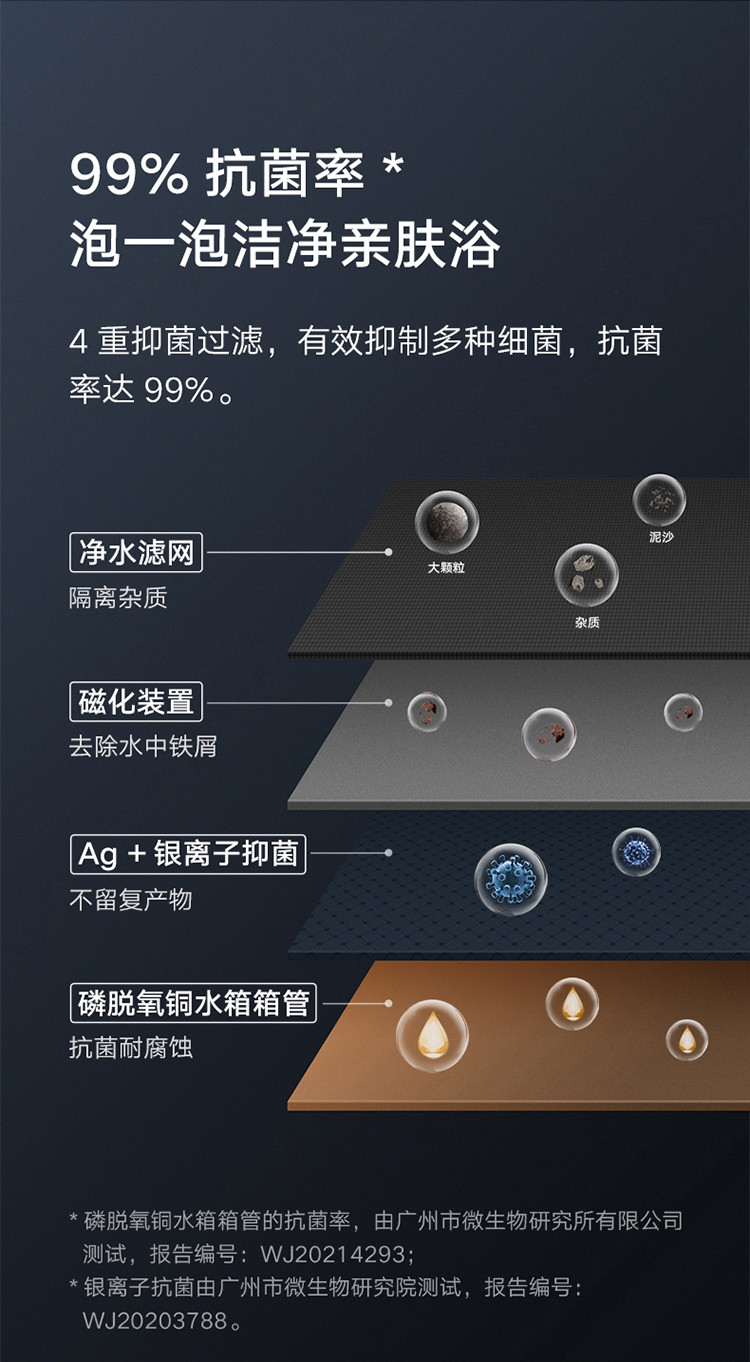 小米米家智能零冷水燃气热水器S1 18L大水量 热水器 恒温多点用水APP控制JSQ34-MJ01