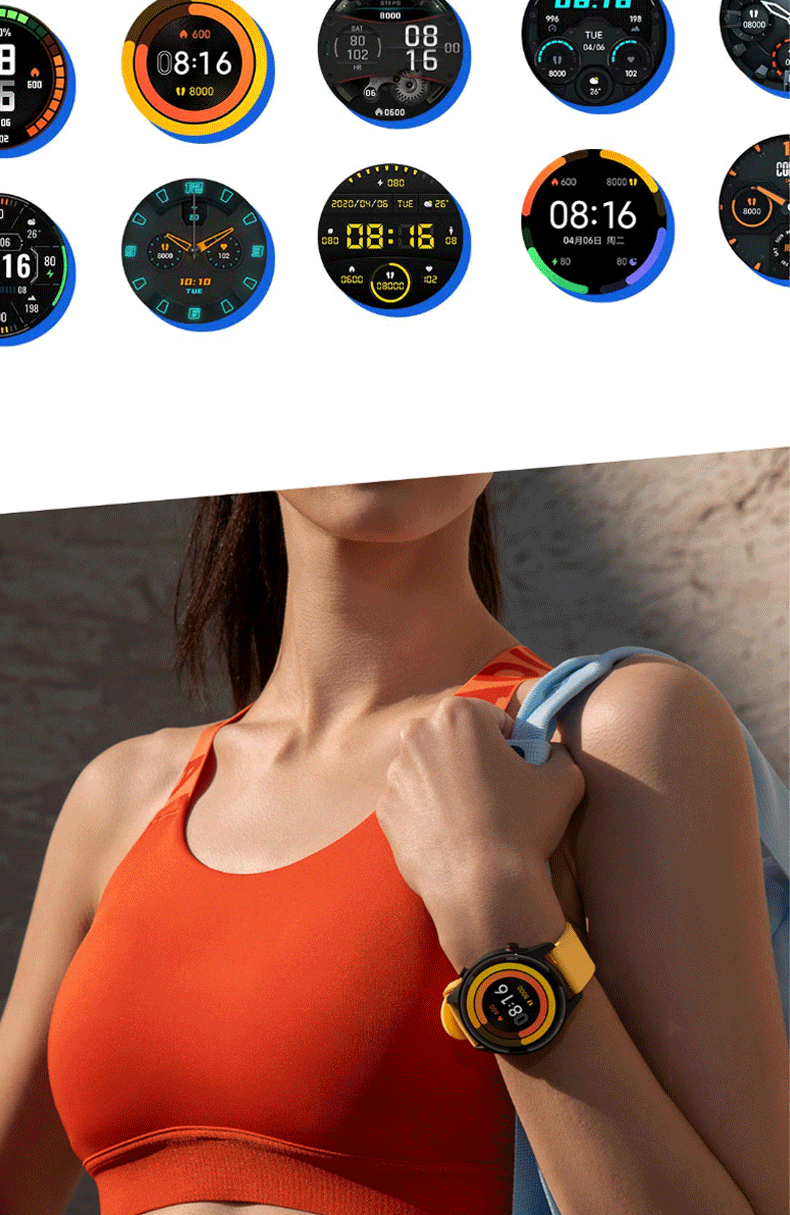 小米/MIUI 智能手表color运动版小米手表NFC多功能黑科技防水手表