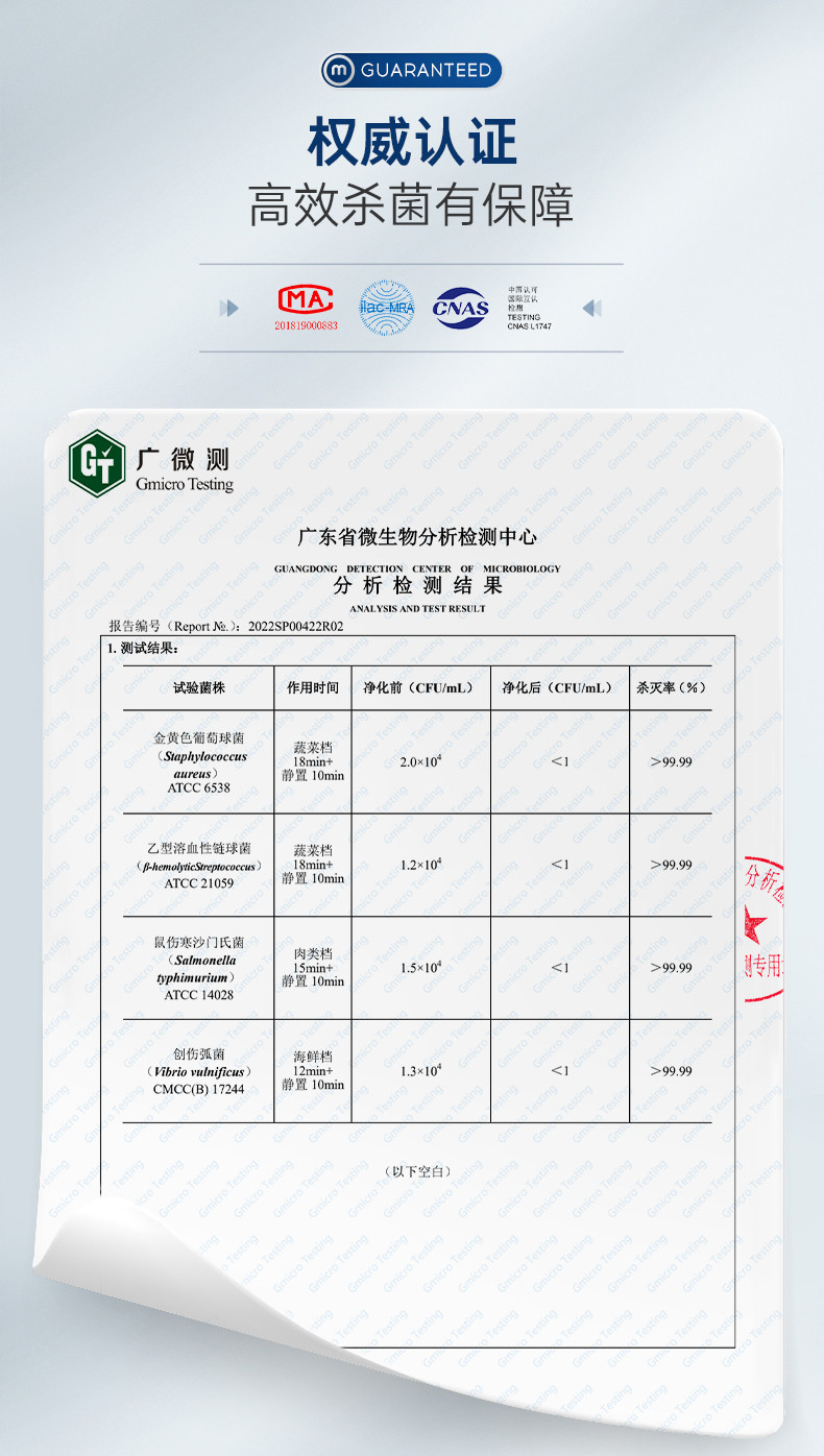 摩飞  果蔬清洗机 家用双仓有线洗菜机蔬菜水果分类去农残净化机 烘干消毒神器MR2061