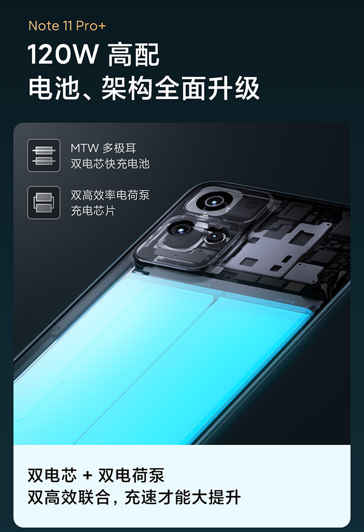 小米/MIUI Redmi Note11Pro 5G 8+128G新品5G智能拍照手机天玑8100 