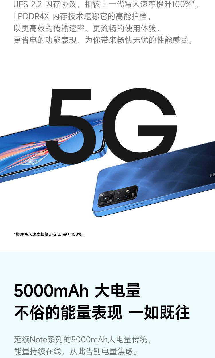 小米 MI Redmi note11E Pro 6GB+128GB5G 智能手机 小米合约机