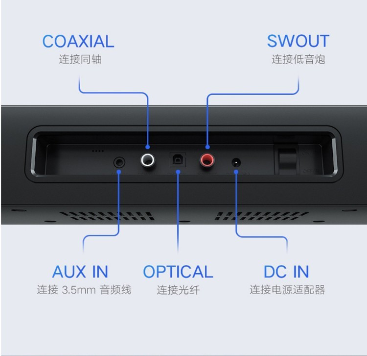 小米/MIUI 电视音响家庭影院版套装无线蓝牙音箱播放器独立低音炮长条回音壁支持壁挂 电视音箱影院