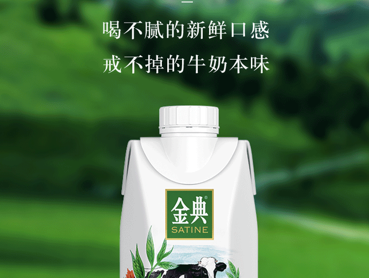 伊利 金典纯牛奶梦幻盖250ml*10盒 3.8g乳蛋白 口感醇香 高端礼盒装