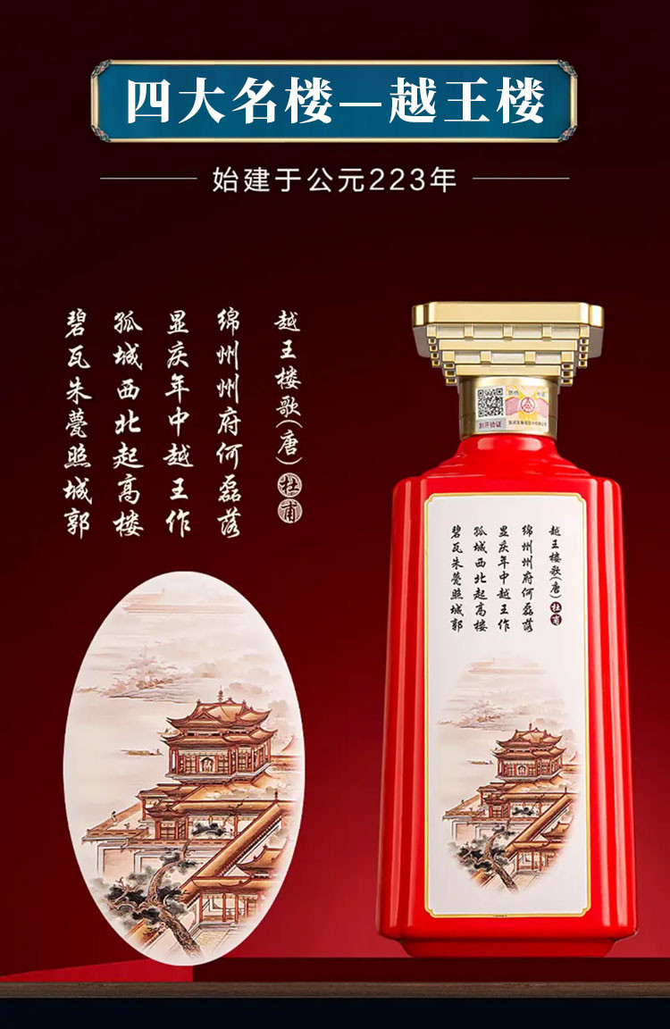 五粮液 股份公司 金碧辉煌·四大名楼礼盒 52度 500ml*4瓶装