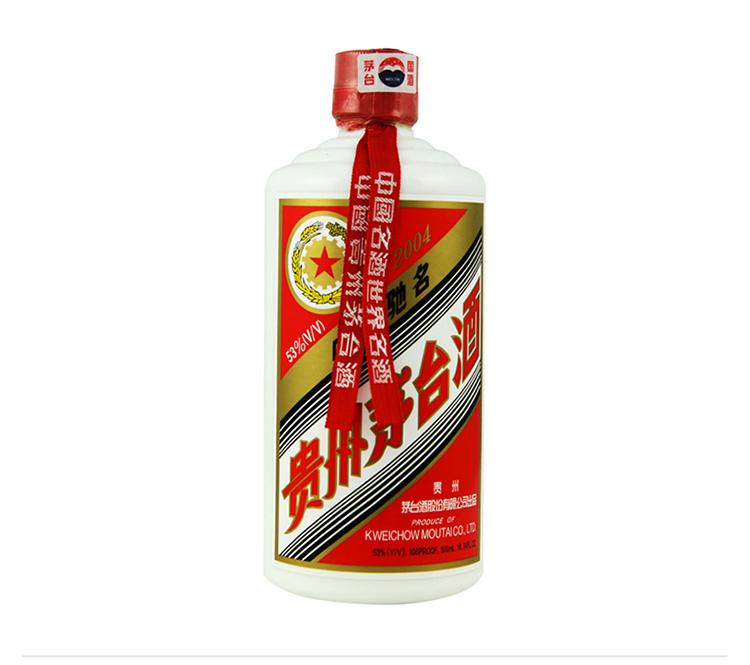 茅台酒 五星53度500ml(2004年)