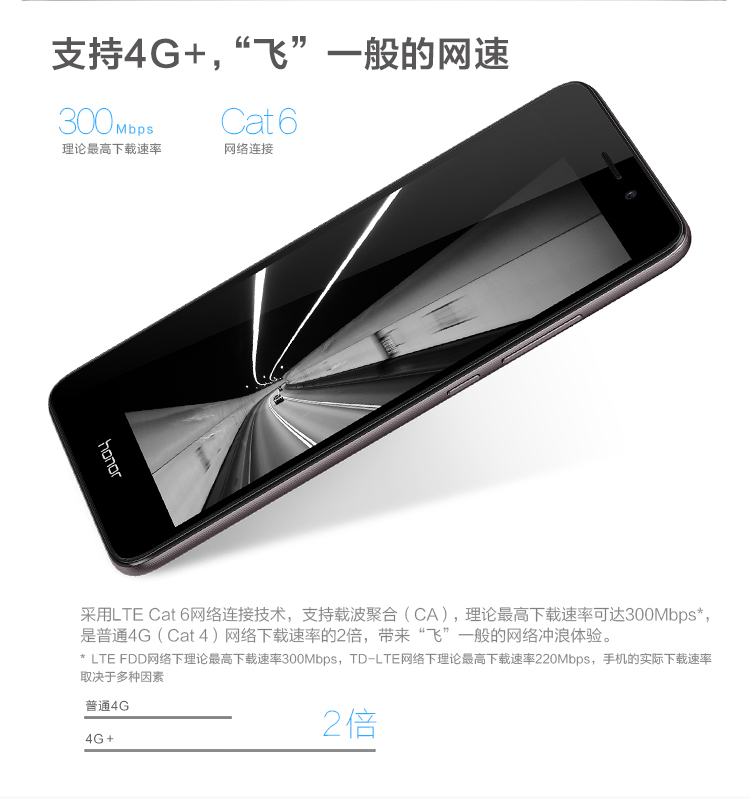 华为荣耀 畅玩5C  全网通(3G RAM+32G ROM)标配版  银/灰/金