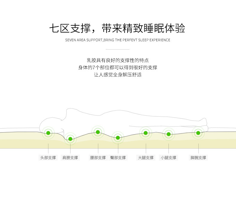 娜帕蒂卡 Napattiga泰国乳胶床垫天然进口1.5米1.8米可定制