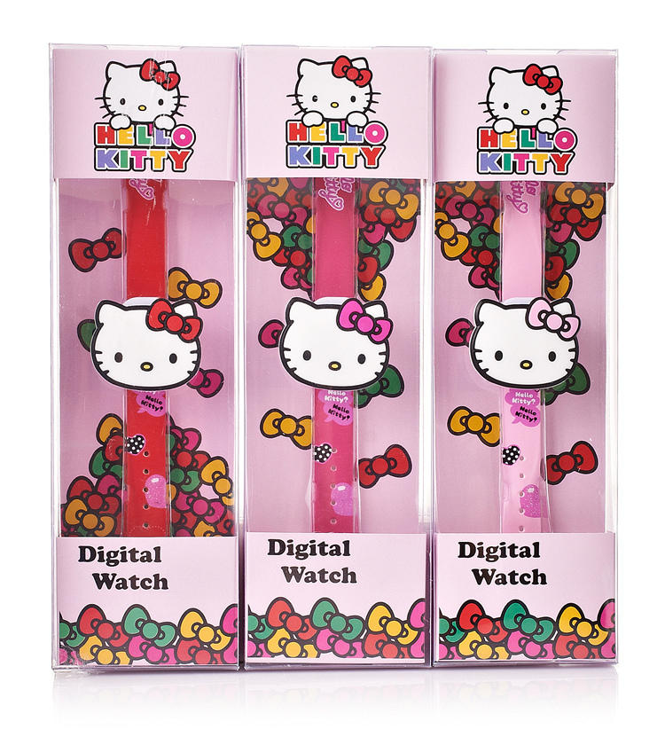 Hello Kitty凯蒂猫生日礼物儿童电子表换表盖或表带