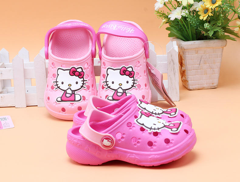 正品Hello Kitty 米妮小童凉拖鞋夏款婴儿宝宝防滑软底凉鞋