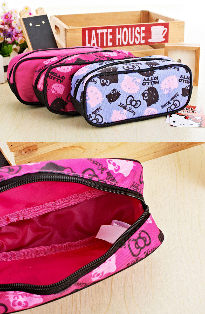 Hello Kitty凯蒂猫笔袋文具袋笔袋高年级笔袋化装包