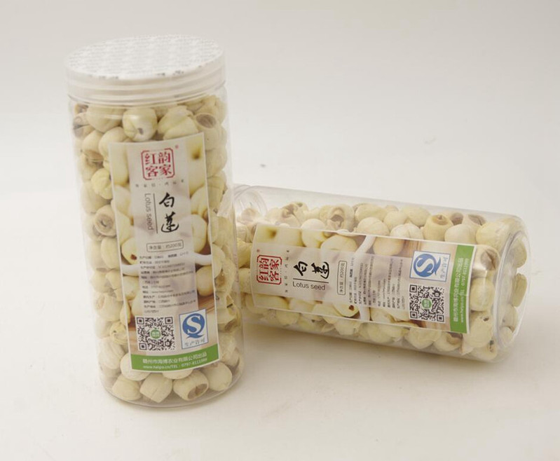 红韵客家 江西老表手工莲子石诚白莲子400g 手工去芯干莲子 南北干货 江西特产