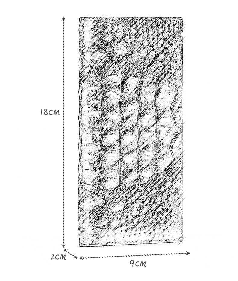 小童马新款真皮男士钱包 鳄鱼纹商务时尚牛皮长款钱包 卡位钱夹包