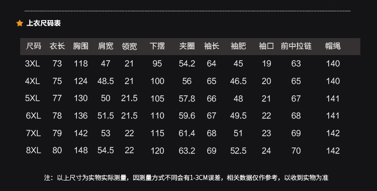 汤河之家冬季新款大码男装外套 韩版休闲连帽加大加绒加厚男式运动服