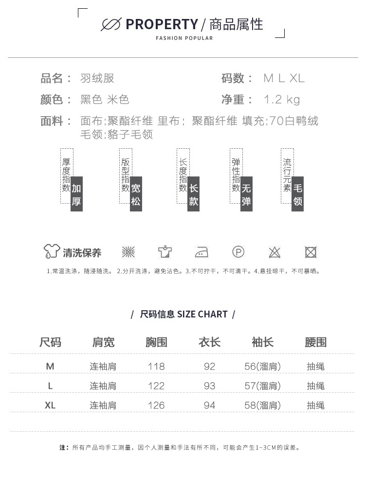 施悦名2018冬季新款女装 真貉子毛领保暖羽绒衣收腰抽身派克服羽绒服女