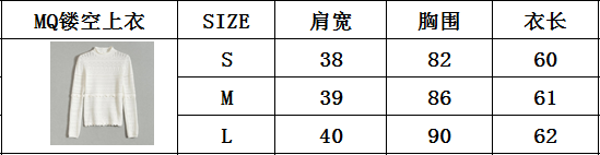 施悦名 2019秋装立领镂空上衣月牙设计大气时尚百搭小清新长袖衬衫A