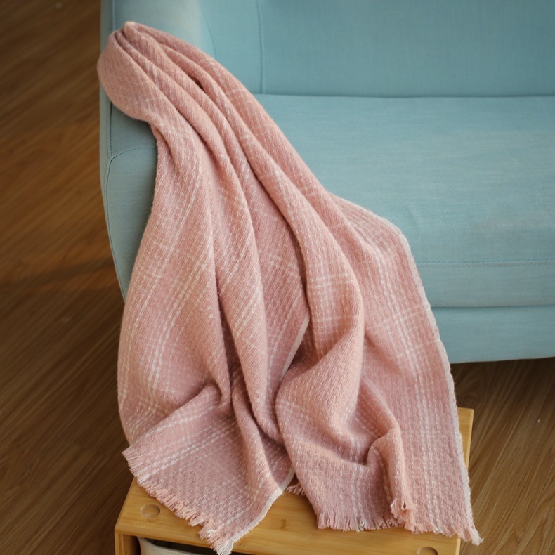 施悦名 新品推荐 韩版女人味针织纯羊绒围巾 61X188CM 240克A