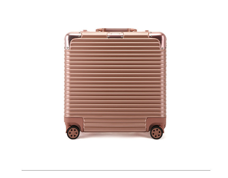 小童马  铝框拉杆箱旅行箱万向轮18寸商务行李箱登机箱C
