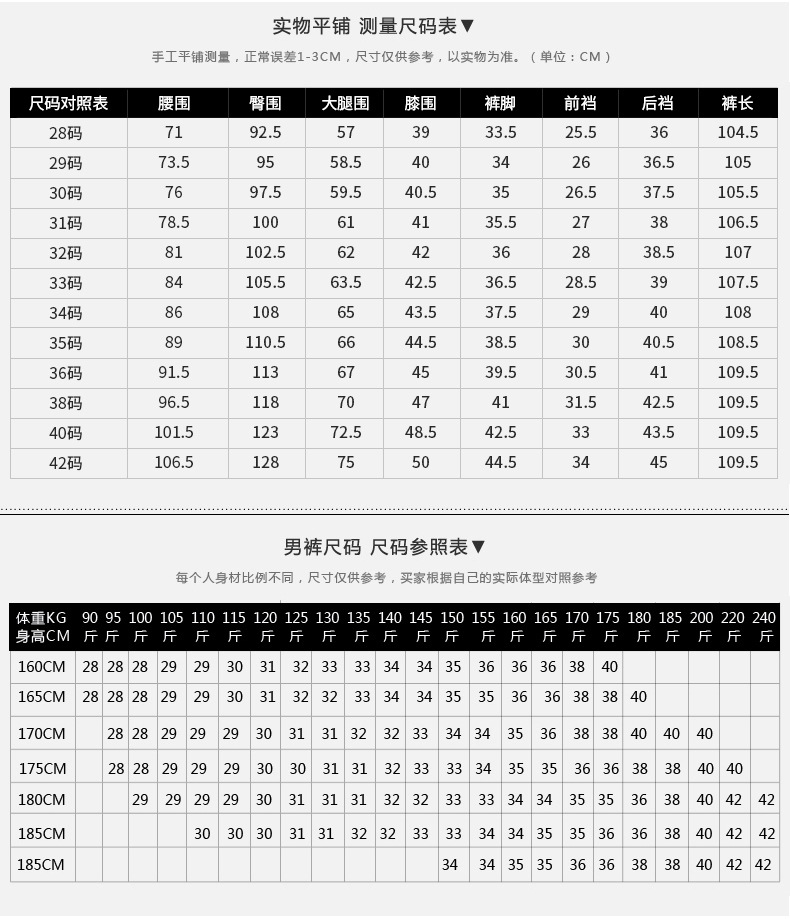 汤河之家   加绒加厚牛仔裤修身直筒弹力大码裤冬季保暖裤御寒绒裤C