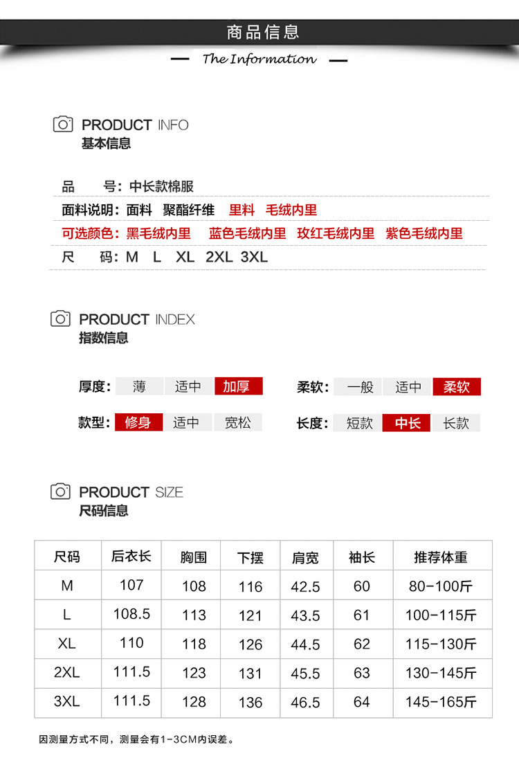 施悦名 冬季新款棉衣女加厚派克棉服欧美学生羽绒棉服加绒保暖冬季外套女A