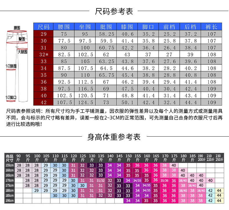 汤河之家   冬季男士加绒加厚牛仔裤商务直筒宽松大码C