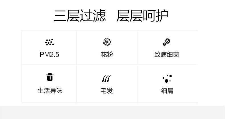 汤河店 新款负离子空气净化器 家用圆形卧室静音除甲醛杀菌二手烟PM2.5a