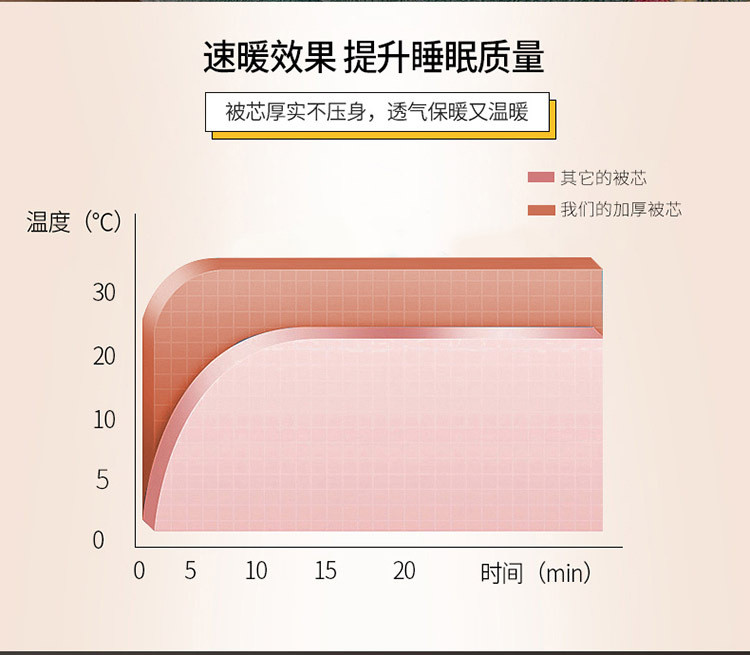 汤河店 雪花绒冬被加厚保暖羊羔绒被褥秋冬被芯丝棉被子a