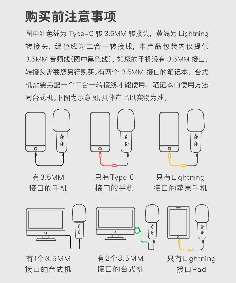 汤河店 唱吧小巨蛋麦克风LINE FRIENDS定制版话筒音响一体麦蓝牙音箱a