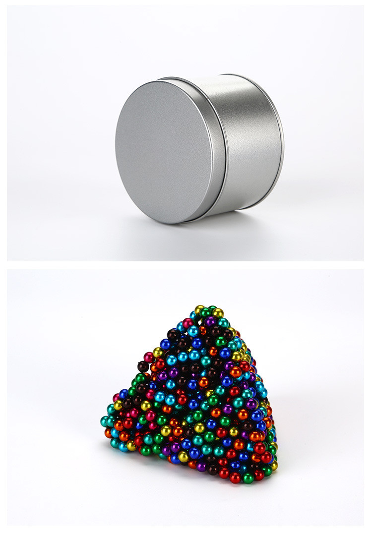 汤河店 巴克球( 5mm1000颗)磁珠钕铁硼磁球减压少年益智玩具a