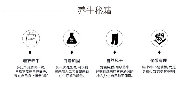 施悦名 春季新款女式牛仔裤阔腿裤韩版女裤高腰显瘦直筒拖地长裤a