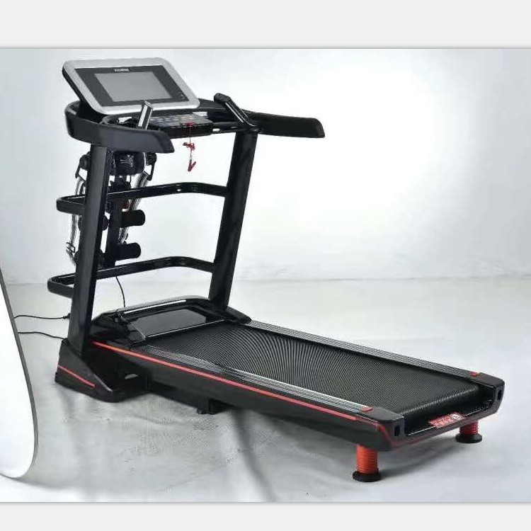 汤河店 室内电动跑步机减震折叠跑步机彩屏健身器材