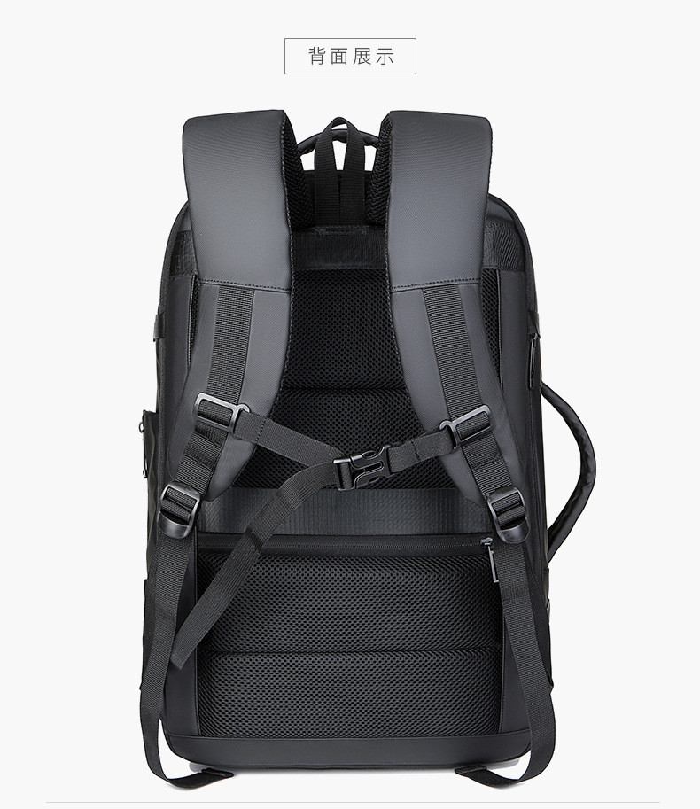 小童马 男士双肩包17寸电脑包跨境新款扩容防水牛津布大容量商务旅行背包
