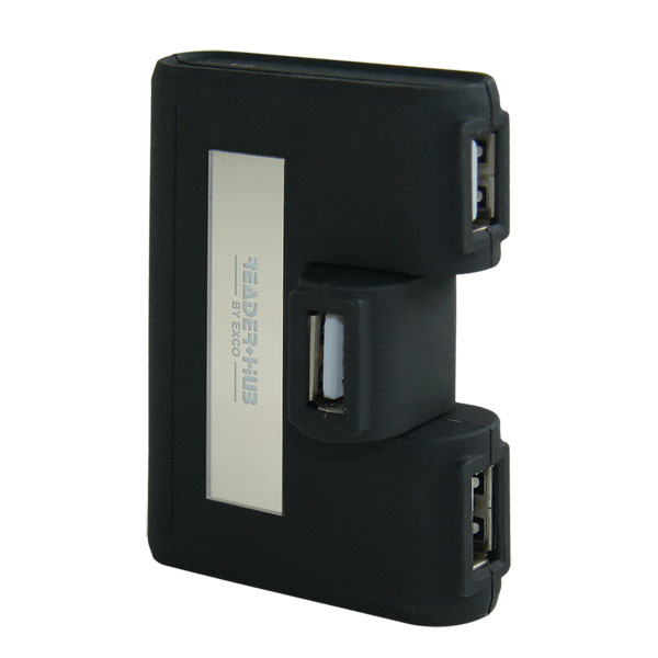 EXCO宜适酷 多功能USB HUB读卡器SH-C1506 白色/黑色