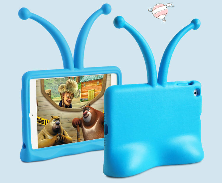 EXCO宜适酷 PMF02 EVA儿童防摔保护套/保护壳(iPad mini/2/3) 蓝/粉