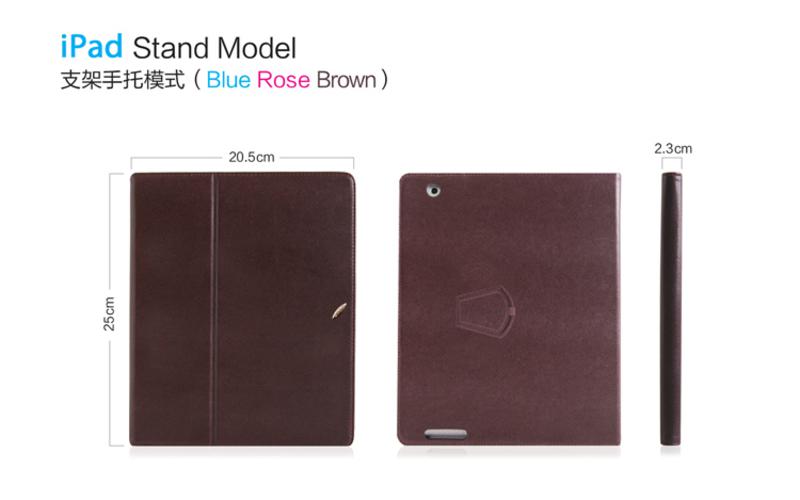 EXCO宜适酷保护套/保护壳 For New iPad/iPad2 WIP31褐紫/紫红