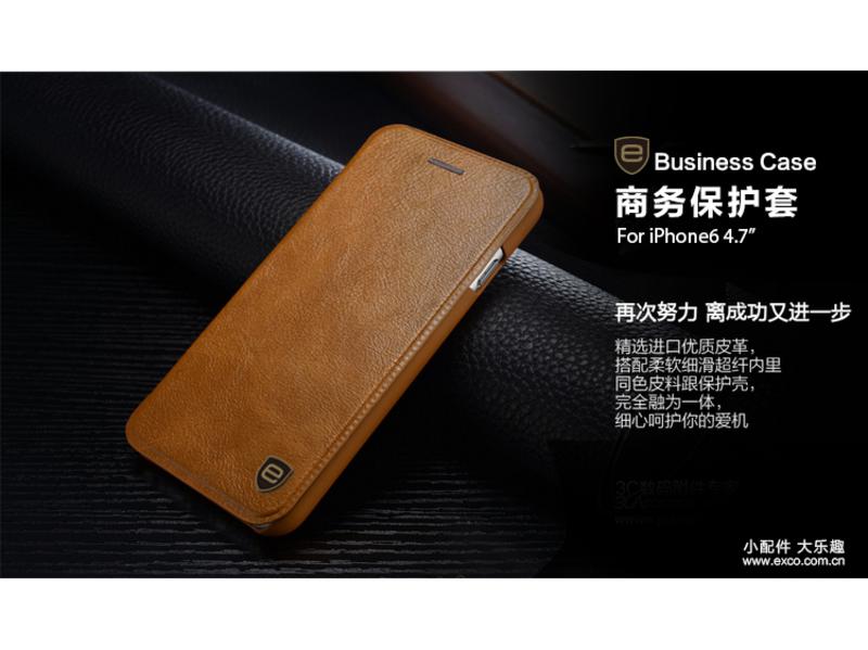 EXCO宜适酷商务保护套/保护壳/手机套/手机壳 (For iPhone6)ZT91 黑/白/棕/红